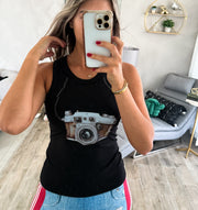 CAMERA TANK TOP