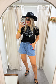 BLACK CAFÉ & RON MID-LENGTH T-SHIRT