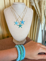 STARFISH ADJUSTABLE NECKLACE