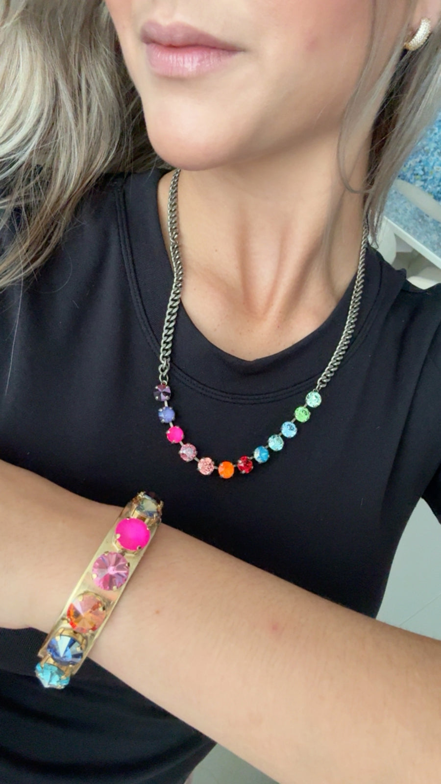 KEIRA CUFF IN WATERMELON