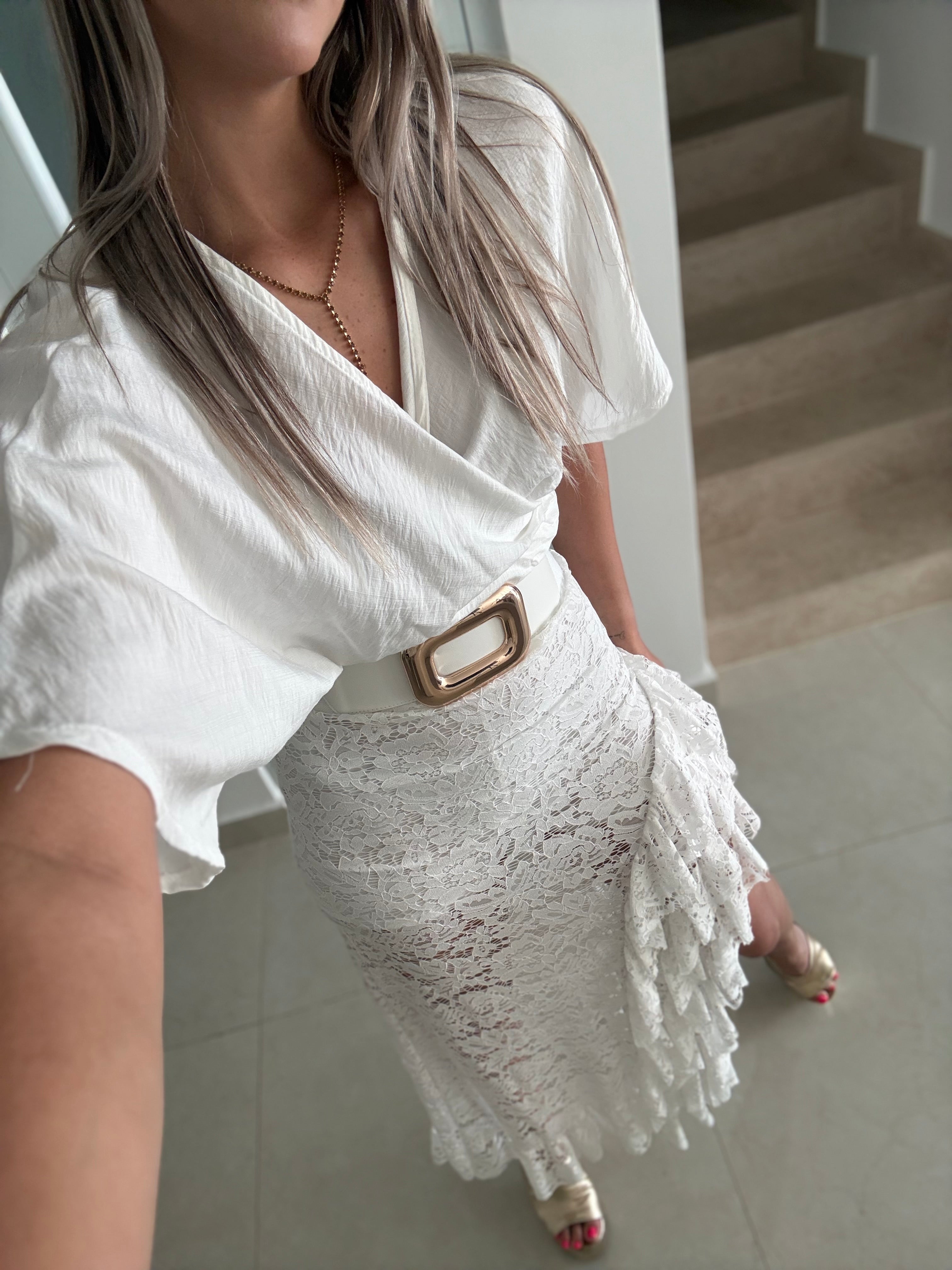 WHITE LACE SET