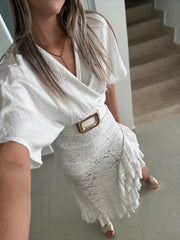 WHITE LACE SET