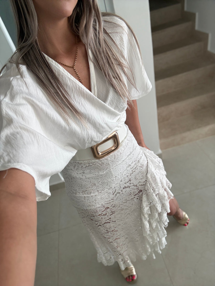 WHITE LACE SET