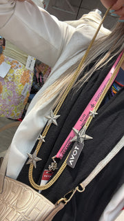 TWO TONE OKLAHOMA STAR NECKLACE