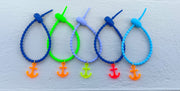 ANCHOR SILICONE AJDUSTABLE BRACELETS