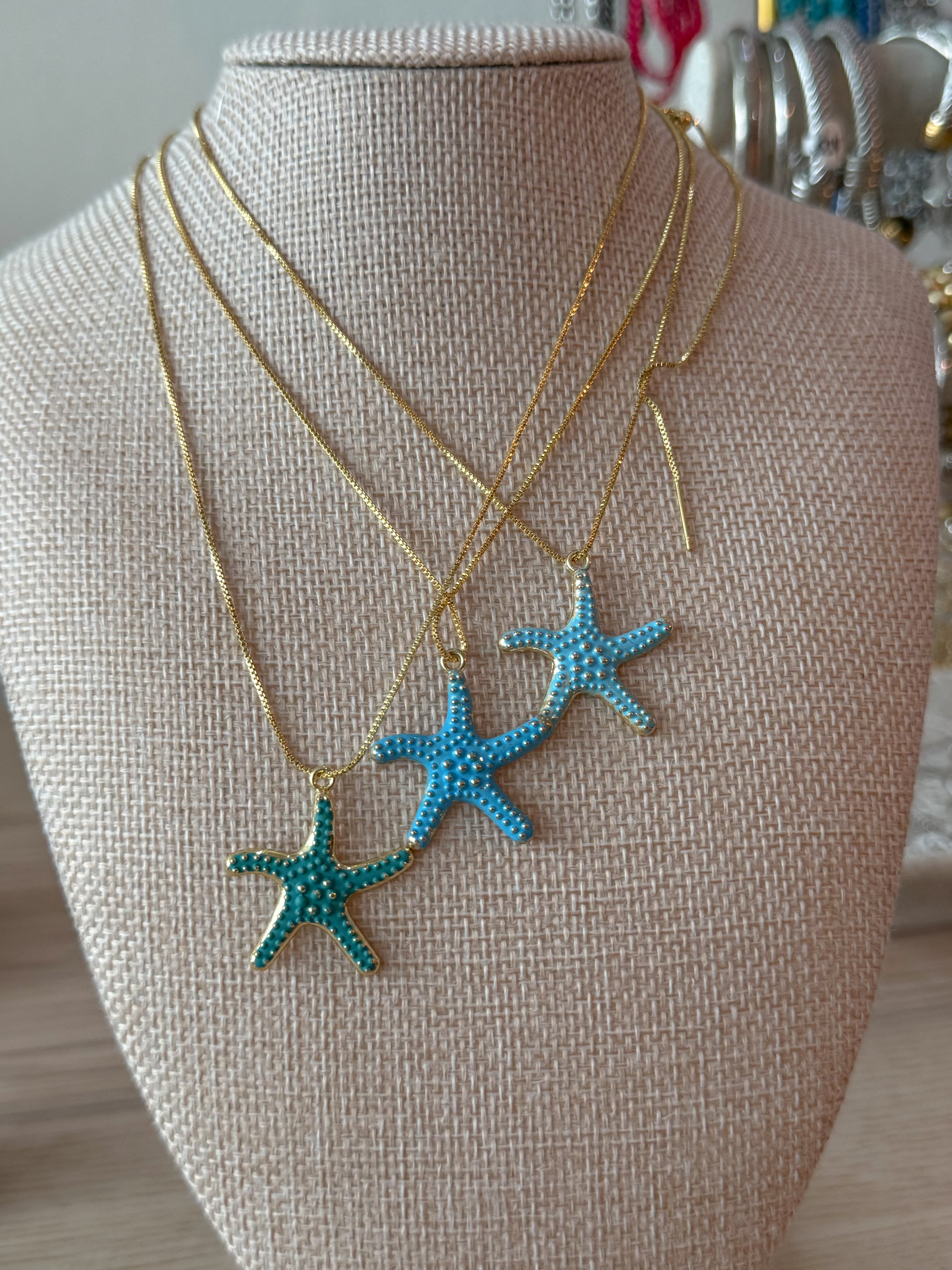 STARFISH ADJUSTABLE NECKLACE