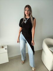 ASYMMETRIC BLOUSE