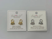 CIRCLE STONE EARRINGS