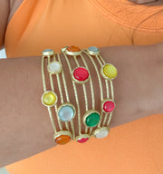 MULTICOLOR CUFF BRACELET