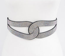 Load image into Gallery viewer, RHINESTONE ELASTIC BELT
