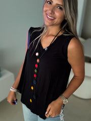 V-NECK SOFT TANK TOPS