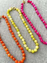 SEMIPRECIOUS ELECTRIC NECKLACE