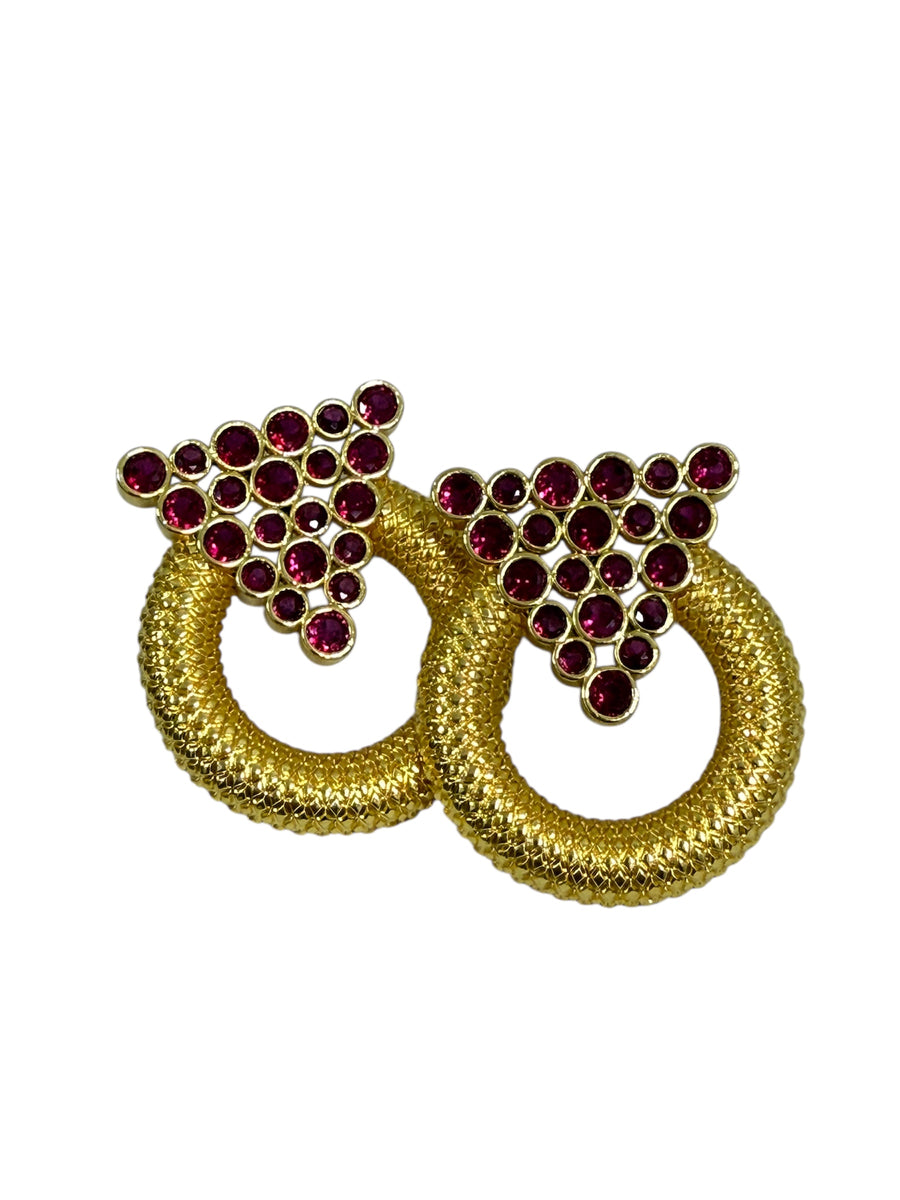 TRIANGLE ZIRCONIA EARRING