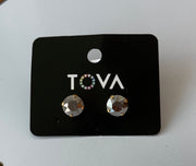 TRENTLEY METALIC PEWTER EARRING