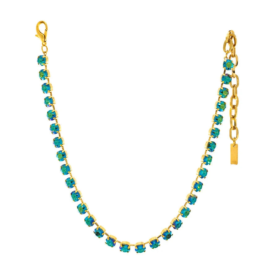 OAKLAND NECKLACE IN BOHEMIAN WONDERLAND - AQUA VERDE