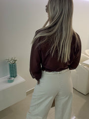 SHEER KNOT BLOUSE