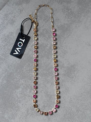 SARINA NECKLACE IN PINKLE