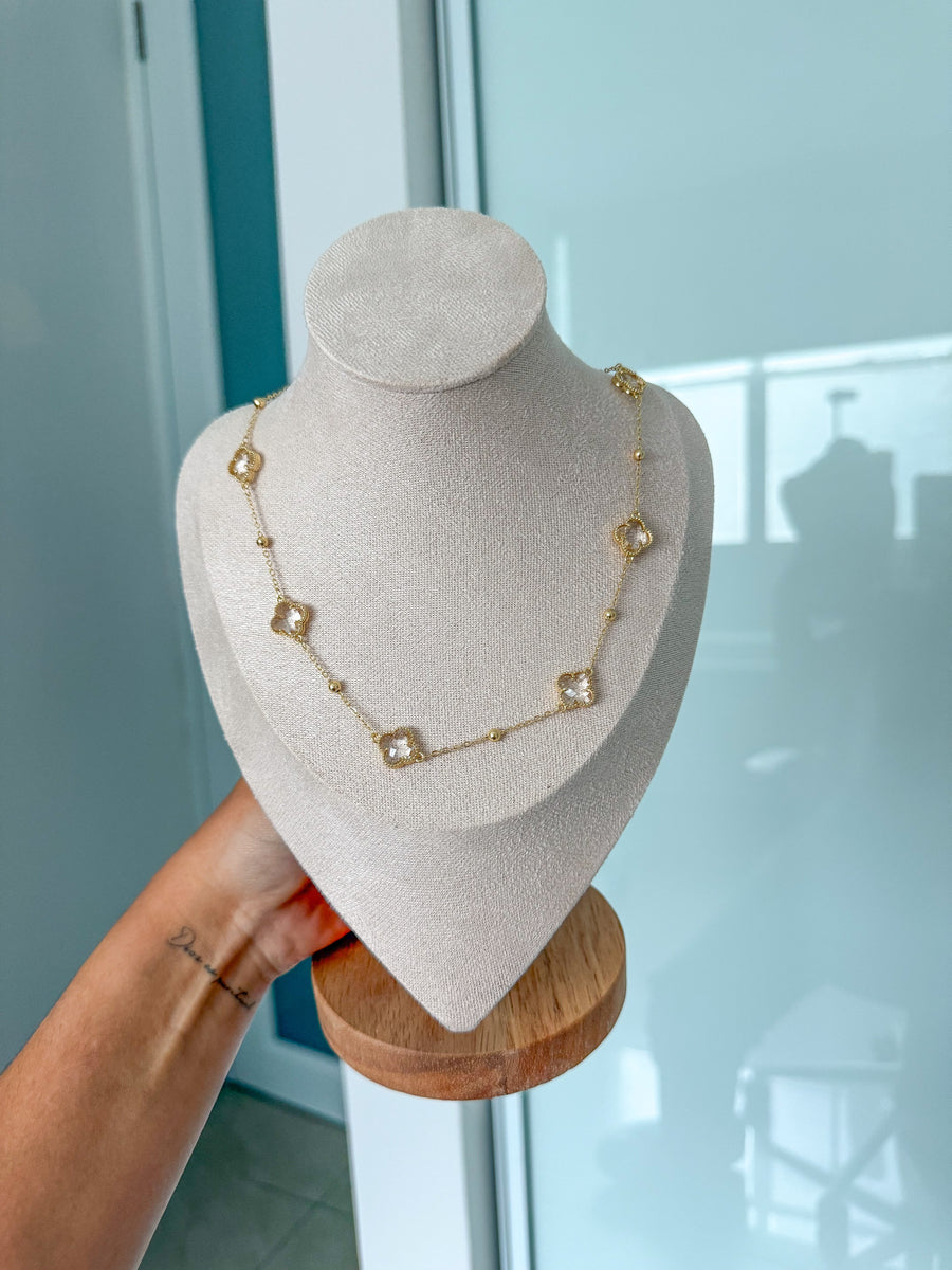 CLOVER DENIM COLLECTION NECKLACES