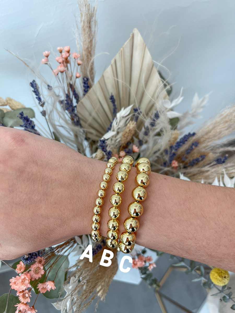 GOLD BALL ADJUSTABLE BRACELETS