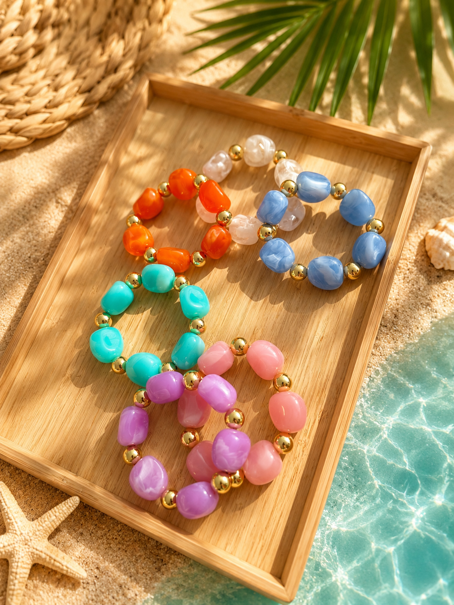 ELASTIC RESIN BRACELETS