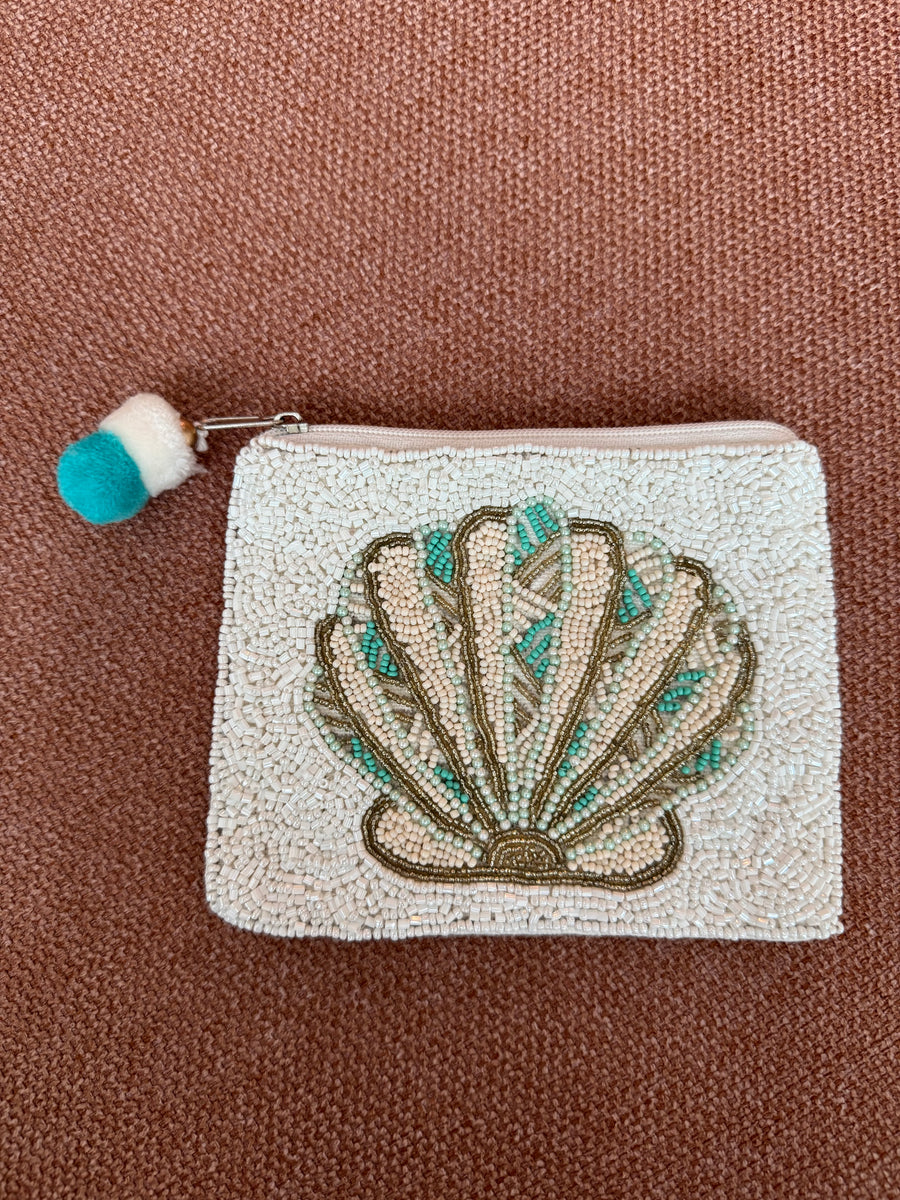 SHELL GLAM COIN BAG