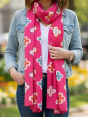 MULTICOLOR CLOVER PASHMINA