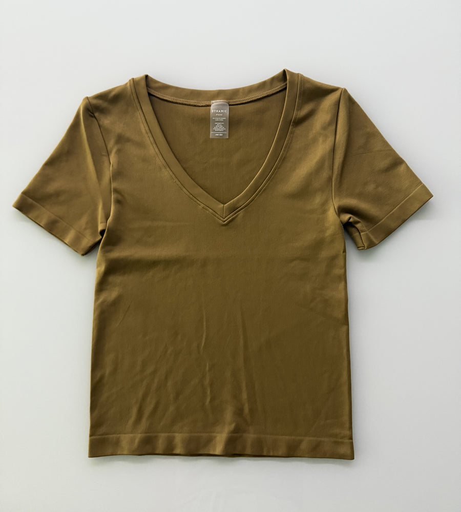 V-NECK SHORT SLEEVES LONG BASIC