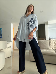 STRIPED TUNIC BLOUSES