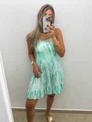 MINT TIE DYE DRESS