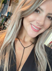 KASSANDRA NECKLACE IN SMUTT JET