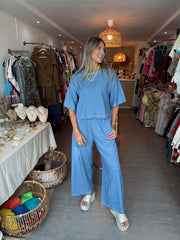 DENIM TRAVEL SET