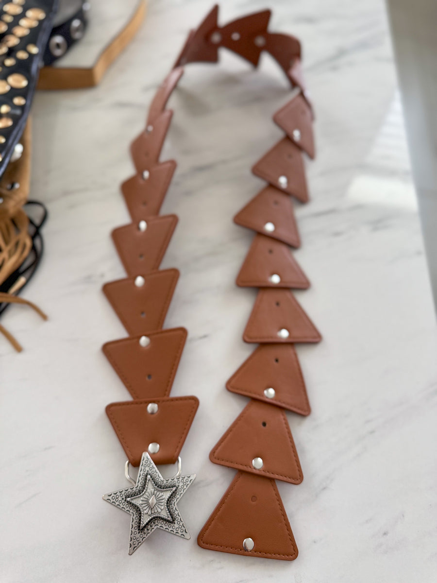 CAMEL STAR BUCKLE BELT