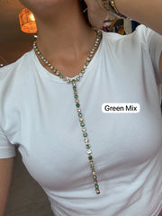 BABY L.A. NECKLACES IN GREEN TONES