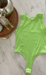 SMOOTH LIME GREEN BODYSUIT