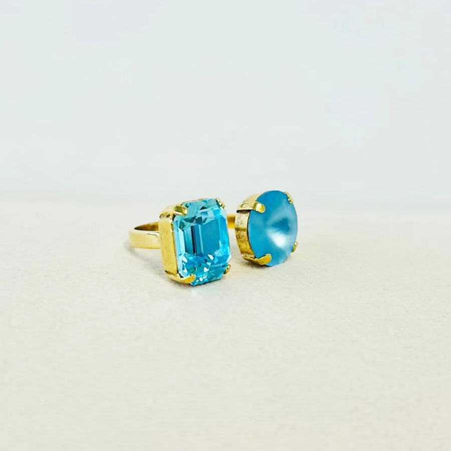 JANEL RING IN BLUE