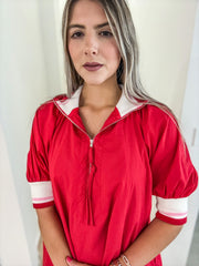 RED ZIPPER DRESS