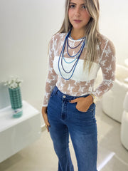 DENIM LAYERED COLOR NECKLACES COLLAB