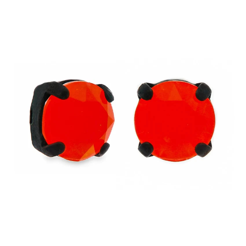 OAKLAND STUDS IN SMUTT RED