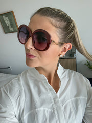 BURGUNDY SUNGLASSES