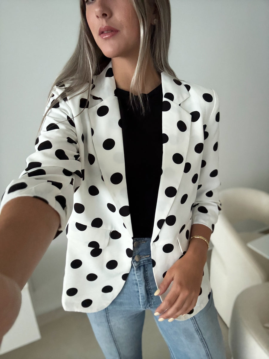 POLKA DOT BLAZER
