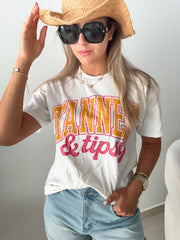 "TANNED & TIPSY" T-SHIRT