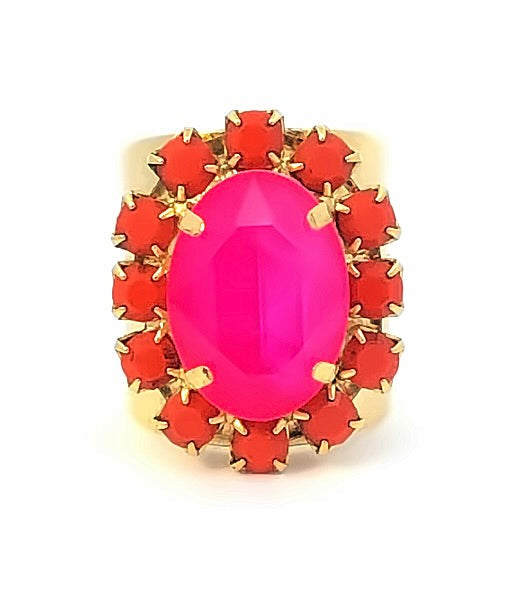 SUSI NEON PINK/ORANGE RING