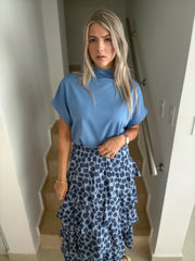 POLKA DOT RUFFLE SKIRT