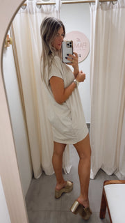 BASIC T-SHIRT HIGH LOW DRESSES