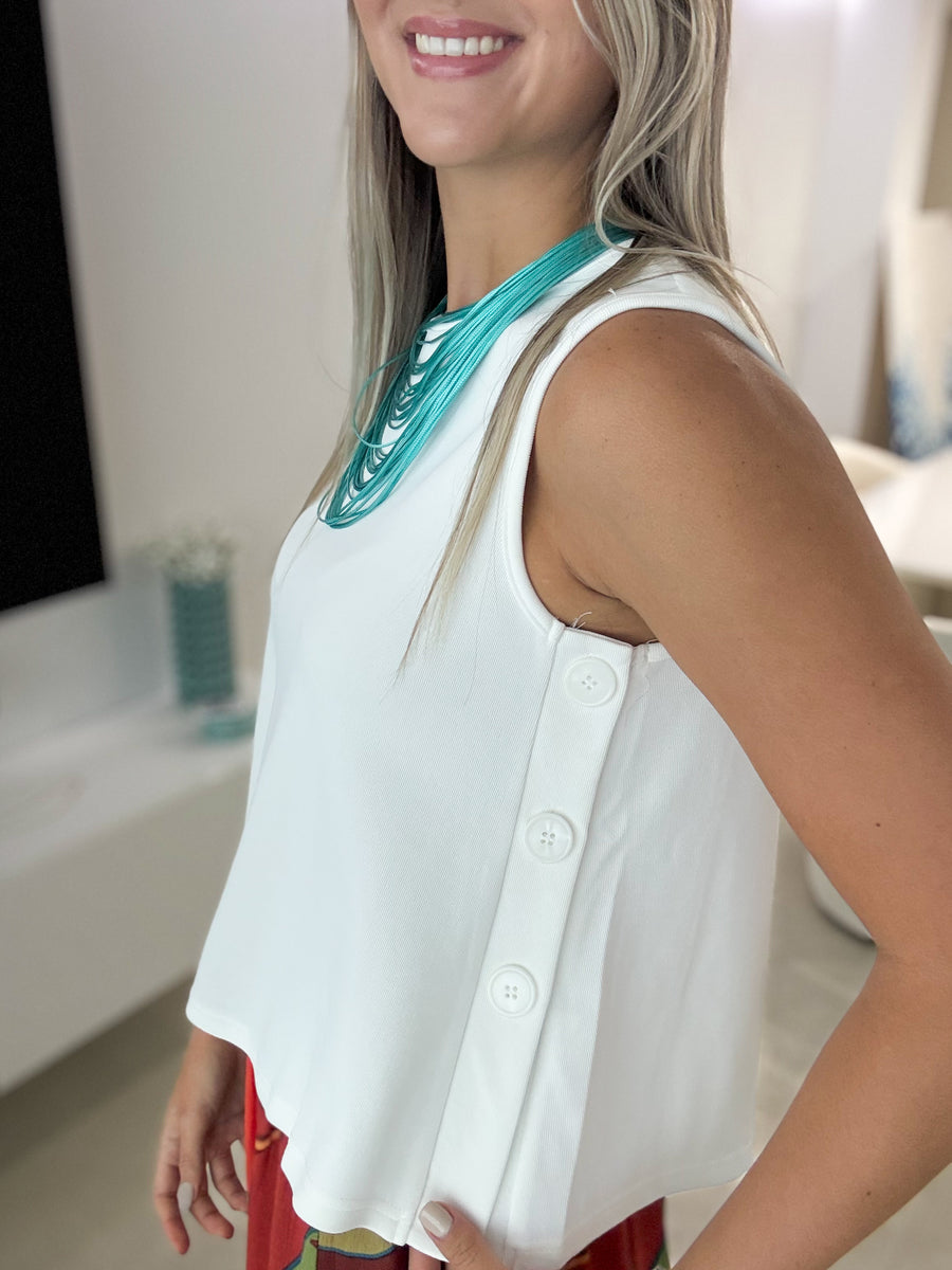 WHITE SIDE BUTTONS TOP