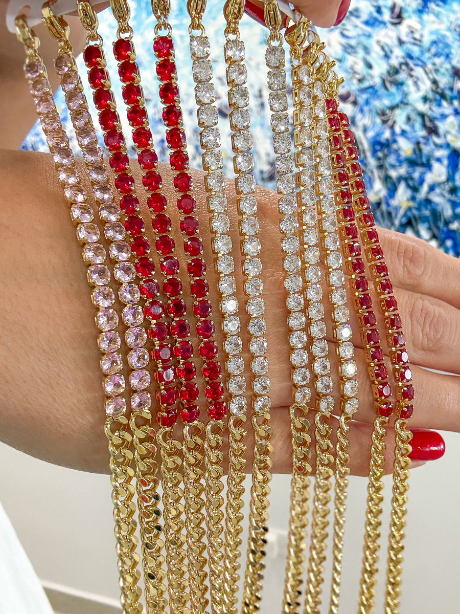 ZIRCONIA/CUBANA BRACELET