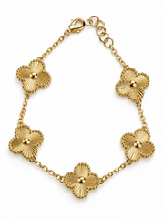 GOLD CLOVER BRACELET