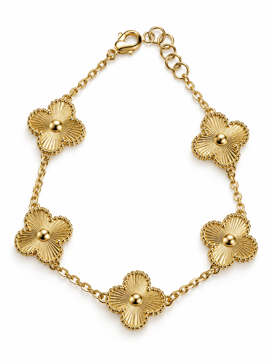 GOLD CLOVER BRACELET
