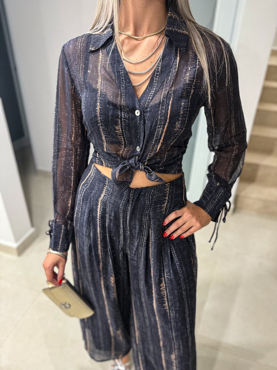 NAVY DENIM ILLUSION SET