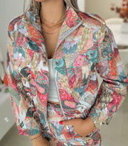 MULTICOLOR PRINTED JACKET